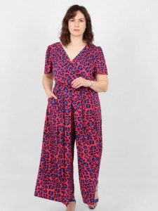 Leopard Jumpsuit - Pink